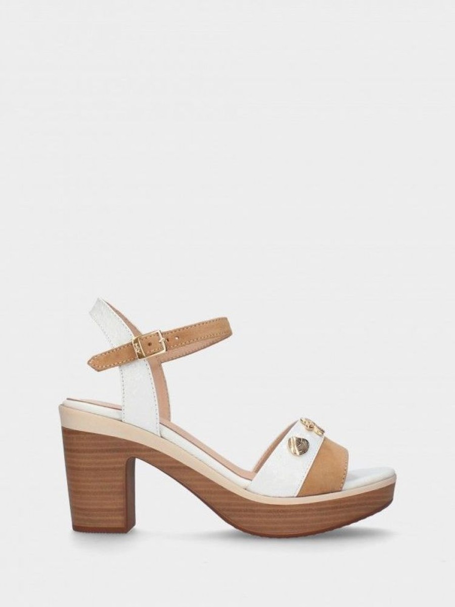 Calcado MARIA | Sandalias Camel Para Mulher Maria31