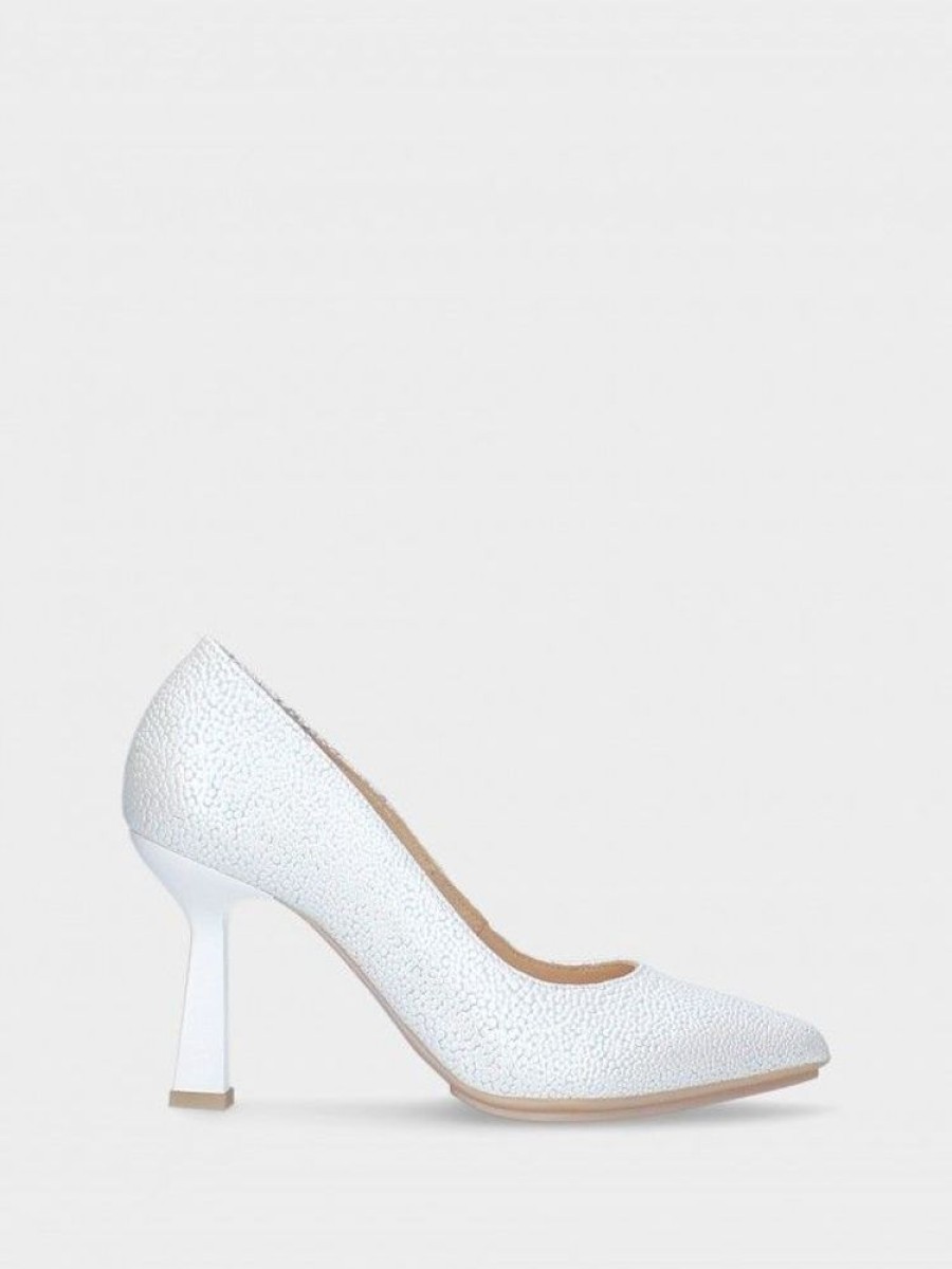 Calcado LUISA | Sapato Stiletto Branco Salto Alto Luisa 01