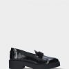 Calcado RAQUEL | Mocassim Preto Com Plataforma Raquel 16