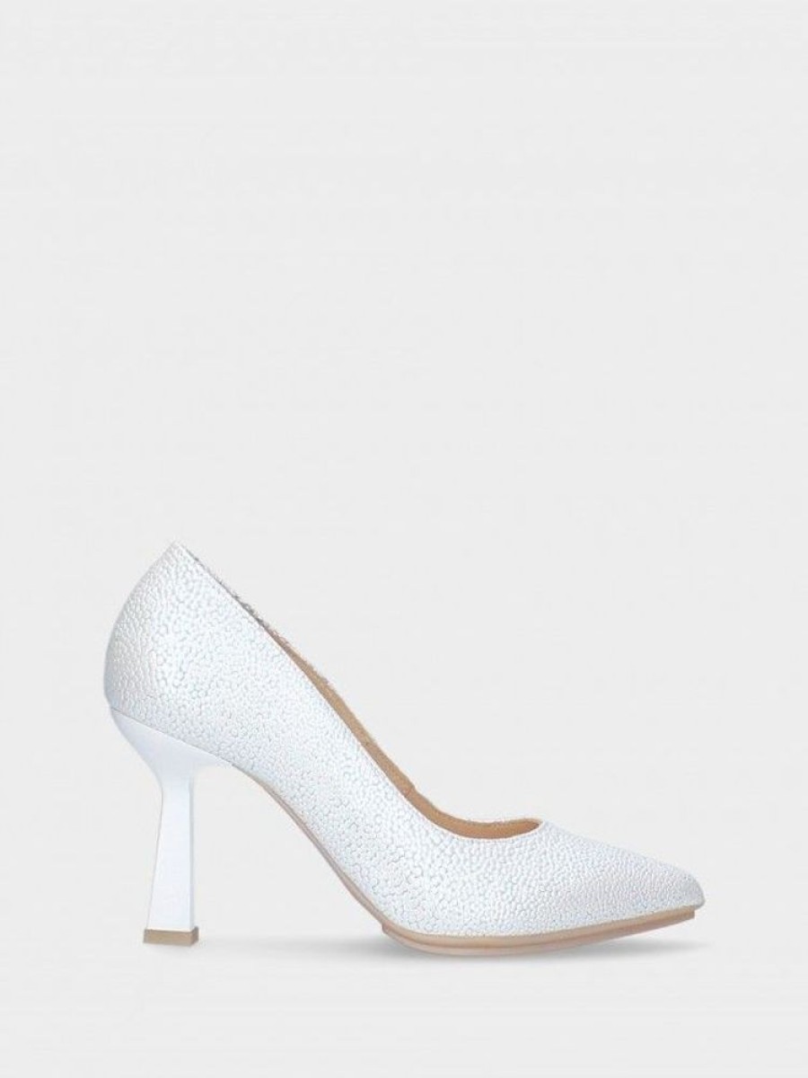 Calcado LUISA | Sapato Stiletto Branco Salto Alto Luisa 01