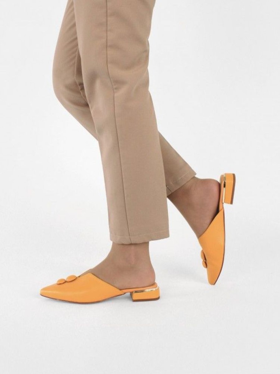 Calcado LEA | Mule Amarelo Para Mulher Lea 59