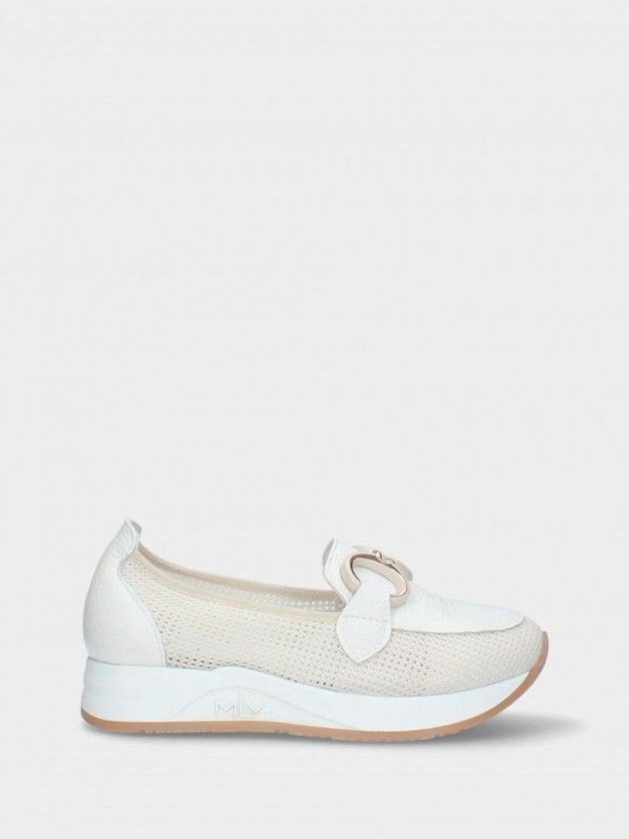 Calcado ALICE | Mocassim Branco Para Mulher Alice 30